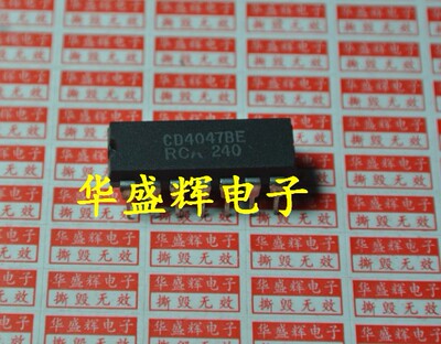 【华盛辉】全新 逻辑电路 CD4047BE CD4047 直插DIP
