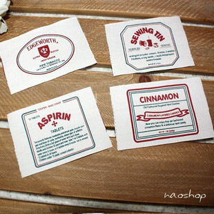 手工辅料织带-Sewing の红绿/红蓝 2.5元1套 Z047