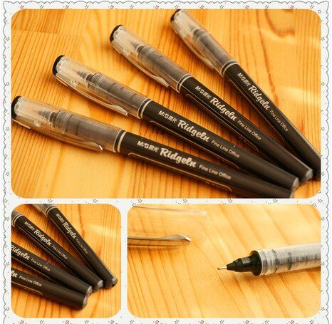 正品晨光直液走珠笔50901水性笔 办公笔 签字笔 碳素笔黑色0.5MM