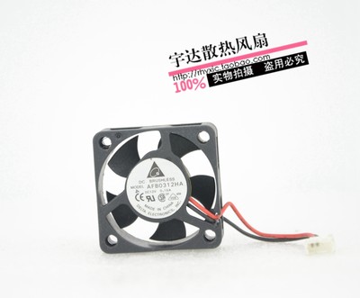 AFB0312HA DC12V 0.15A 原装台达DELTA 30*30*10MM 2线散热风扇