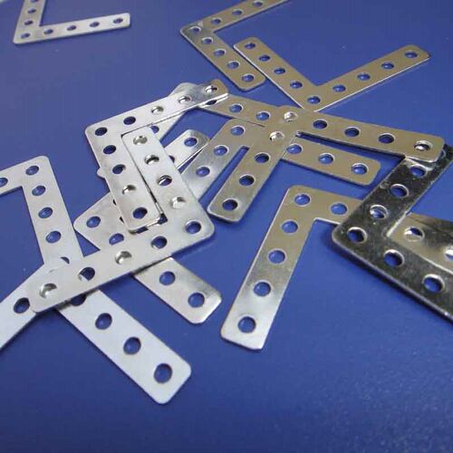 直角9孔铁片科技小制diy小屋材料