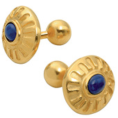 纽约大都会博物馆 高档法式 秘鲁青金石装 美国进口 饰袖 扣 衬衫