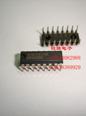 CD4522BE  TI  原装正品进口 DIP  全新