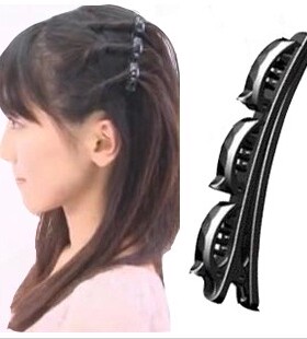 日韩造型发夹头发饰品 双层刘海夹美发工具发夹造型盘发器DIY