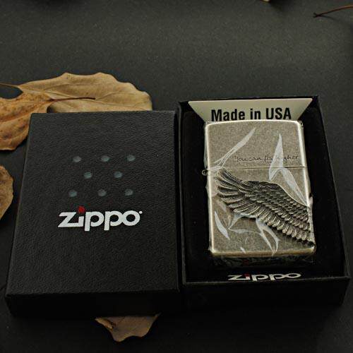 芝宝美国天使之翼zippo打火机