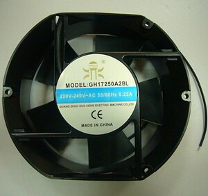 GH17250A2BL 轴流风机/220V滚珠轴承 直流风扇 数控机床车床 散热