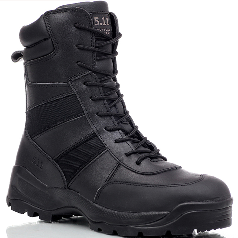 Boots militaires pour homme en Nylon + cuir - augmenter - Ref 1402693 Image 2