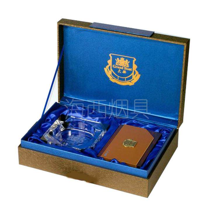 好礼大船水晶烟灰缸豪华烟嘴礼盒装多款可选