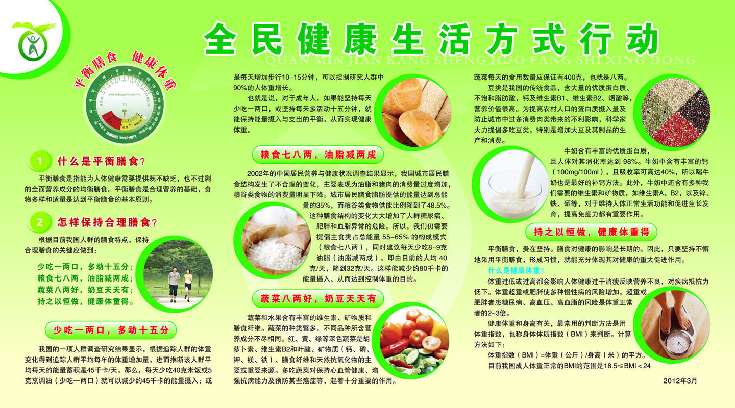海报印制385海报展板素材427全民健康生活方式行动cdr