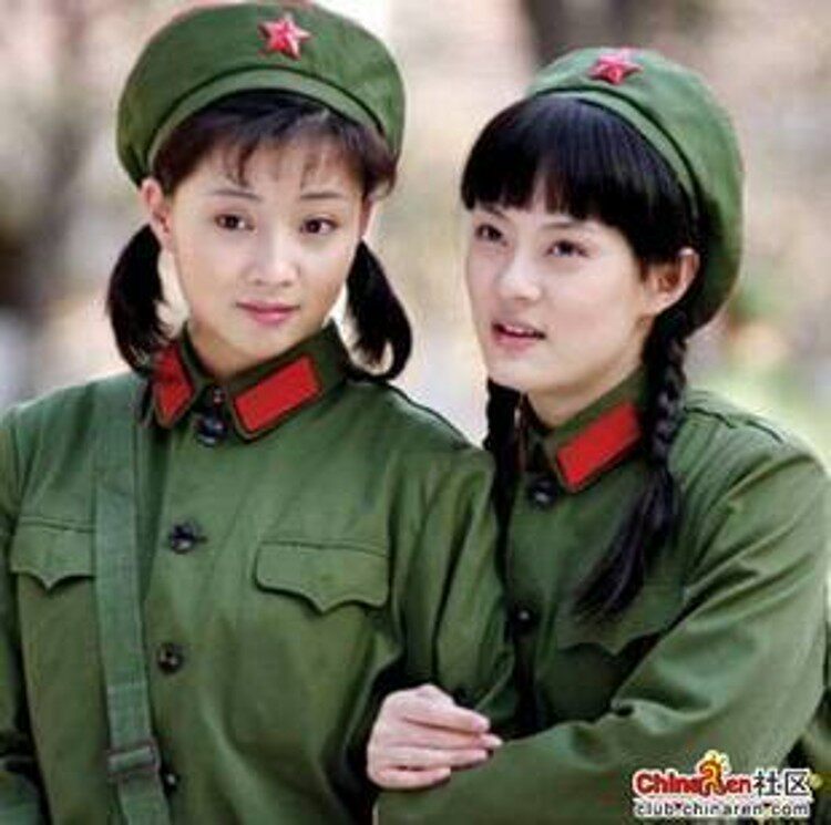 红卫兵服装红军演出服老款绿军装摄影服女兵老军装表演服雷锋装