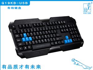 追光豹Q19有线单键盘CS/CF 魔兽游戏 网吧通用 电脑台式 笔记本