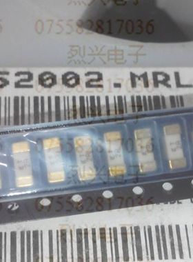 0452002.MRL 1808-2A 125V 原装力特 贴片陶瓷一次性保险丝 镀金