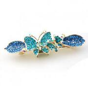 F056 good jewelry Butterfly hairpin rhinestone Barrette headdress Korea hair clip hair hair accessories