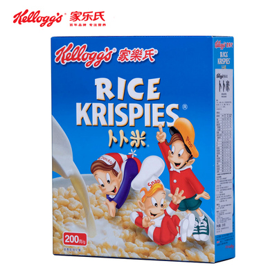 家乐氏卜卜米krispies早餐麦片