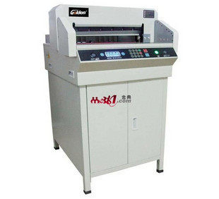 金典GD-4605K数控切纸机 光学对刀线双按钮操作 金典4605K切纸机