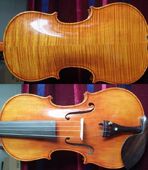 高档欧洲料小提琴 视频看琴