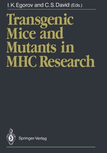 【预订】Transgenic Mice and Mutants in Mhc R...