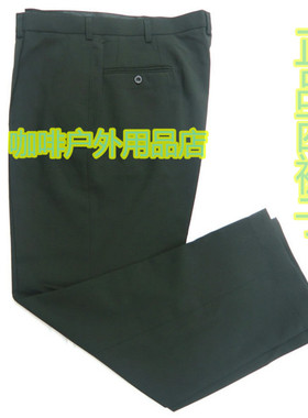 军绿新款长裤商务绅士裤子L-07A男式西 带屁兜新式夏裤 支持鉴定