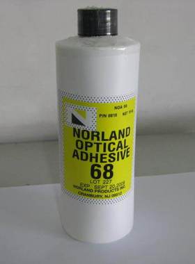 高粘度粘光纤器件NOA68 美国Norland紫外固化光学UV胶水NOA68