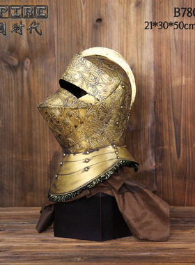 中世纪风头盔古罗马原创工艺摆设