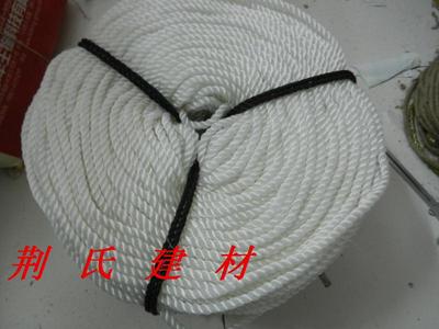 12mm白色3股/尼龙绳/编织绳/大棚绳/100米起江浙沪包邮