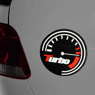 贴纸Revo R20专用 Turbo反光车贴 GTI 成型碳纤维油箱盖高尔夫6