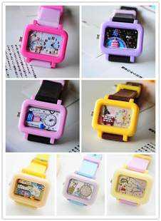 韩国潮流时尚卡通女孩儿童女可爱学生韩版软陶手表-pet系列