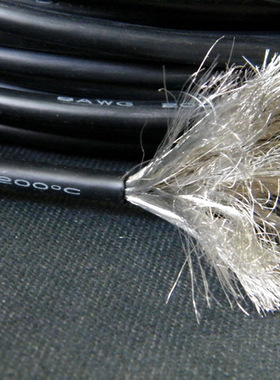 高品质模型 电机电调电池用 8AWG 超柔软硅胶线 黑色 18元/米