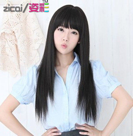 Perruque Long cheveux raides - Ref 2613125 Image 1