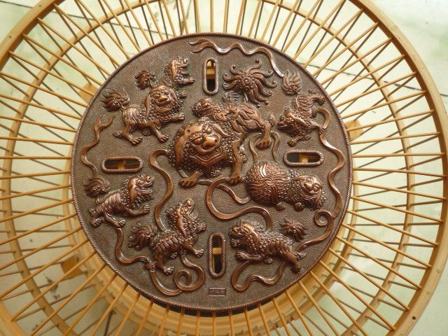 鸟笼鸟具  靛颏笼，红子笼，绣眼笼用，钱洪涛精品紫铜九狮盖板