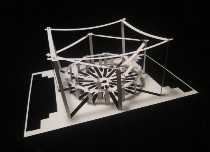 点线面综合立体构成3d卡纸模型纸雕教具折剪纸手工作业图纸源文件
