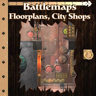 DnD 作坊场景集 龙与地下城主帷幕战棋跑团组合地图TRPG无冬之夜