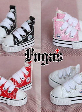 1/8 8分BJD鞋子.匡星星PU帆布鞋(5色)lati-y.ob.Blythe小布.可儿