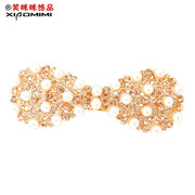 Email specials smiling imitation pearls hair clip spring clip made by the Korean version of the bow hair clip jewelry