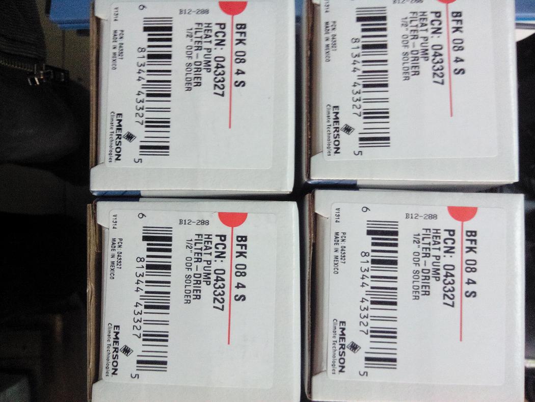 艾默生双向过滤器BFK084/BFK084S     12mm接口