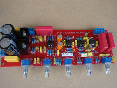 2.1声道音调前级板（电位器间距30MM）