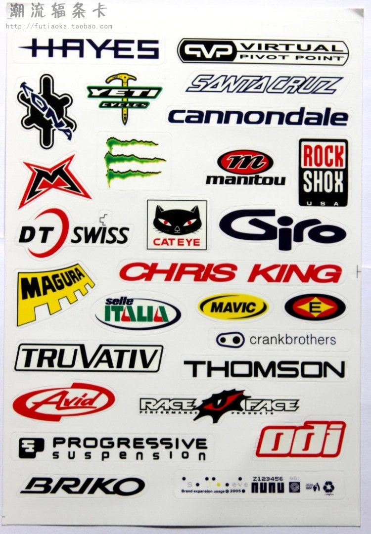 Sticker pour vélos      AB - Ref 2277568 Image 14