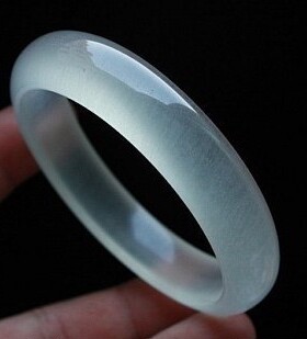 冰透白玉a级内径手镯