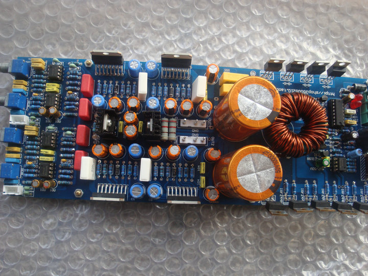 直流12V 免调试 TDA7294 4X100W 4声道带高低音调节功放