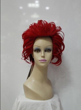 新品 樱木花道 灌篮高手SLAMDUNK 红色翻翘短发 cosplay 假发