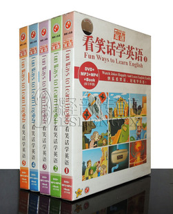 DVD MP3 MP4 正版 学习手册 看笑话学英语1
