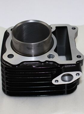 适用豪爵GN125-2 GN125-2D太子摩托车气缸体中缸气缸体套缸黑色