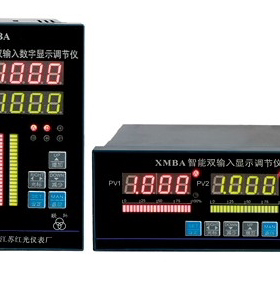XMBA-1000智能双输入显示调节仪 主副万能输入双屏显示 双继电器