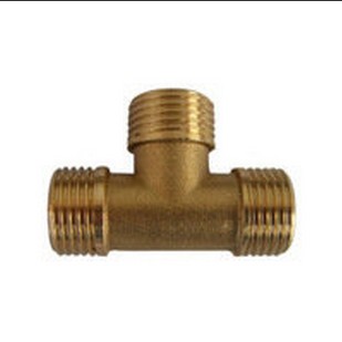 铜外丝三通 3外丝全铜3通 外外外牙三通 水管接头 四分4分DN15