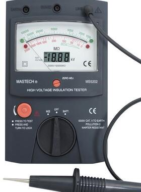 MASTECH华仪指针数字双显兆欧表摇表MS5202数字绝缘电阻测试仪