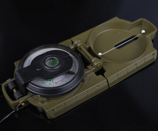 金属多功能户外指南针 指北针 罗盘 表尺　手持式　户外野营装备