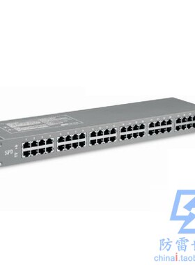 中鹏TOP信号网络24口机架式TN-RJ45-24E100浪涌保护器SPD，可议价