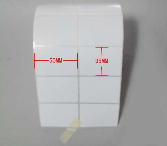 ZD888T DL820T不干胶标签纸50X35打码纸G500条码纸打印纸热卖