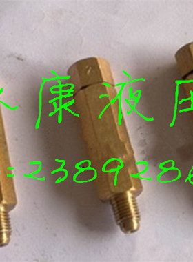 DPB/DPC计量件M8单向阀油嘴/润滑油路接头 1/8 限流杆