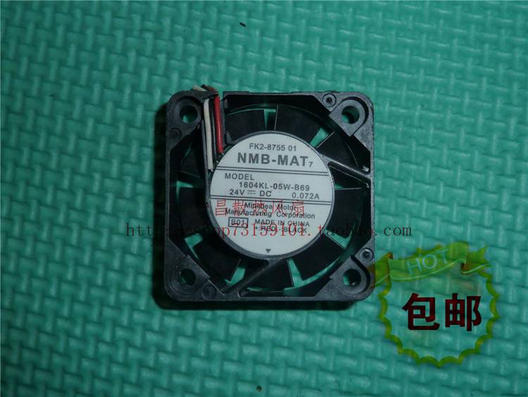 原装NMB美蓓亚 散热风扇1604KL-05W-B69 4010 24V 0.072A正品实价